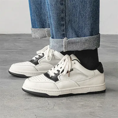 GLOBAL ITEM Breathable Premium Leather Sneakers